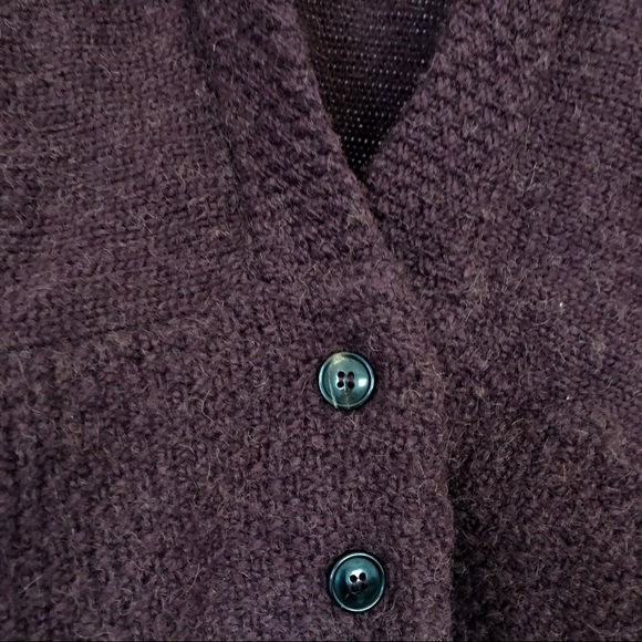 Tocca plum dolman sleeve cardigan sweater - Picture 6 of 8